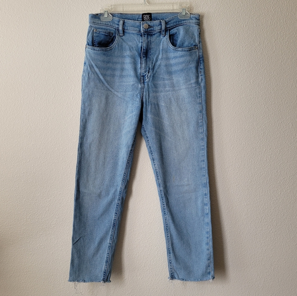 BDG Girlfriend High Rise Jeans Denim Size 30 Lightwash High Waisted